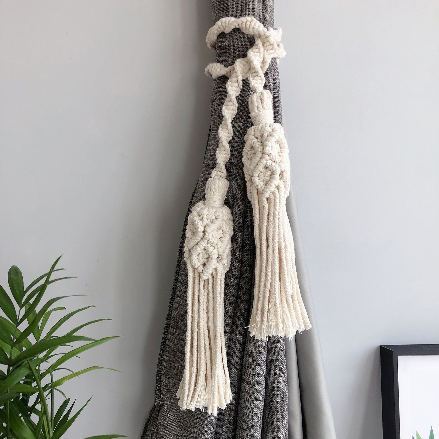 Decorative Bohemian Curtain Rope Tied Bandage