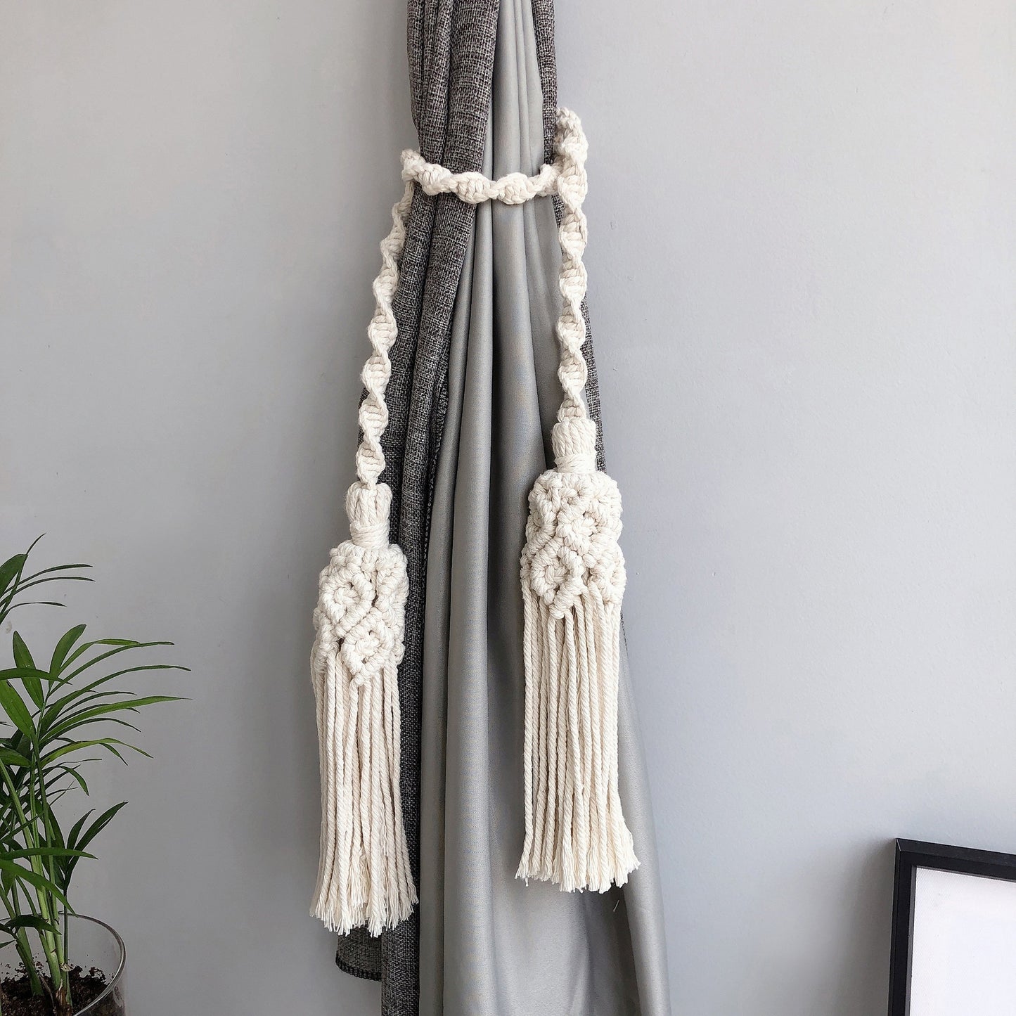 Decorative Bohemian Curtain Rope Tied Bandage