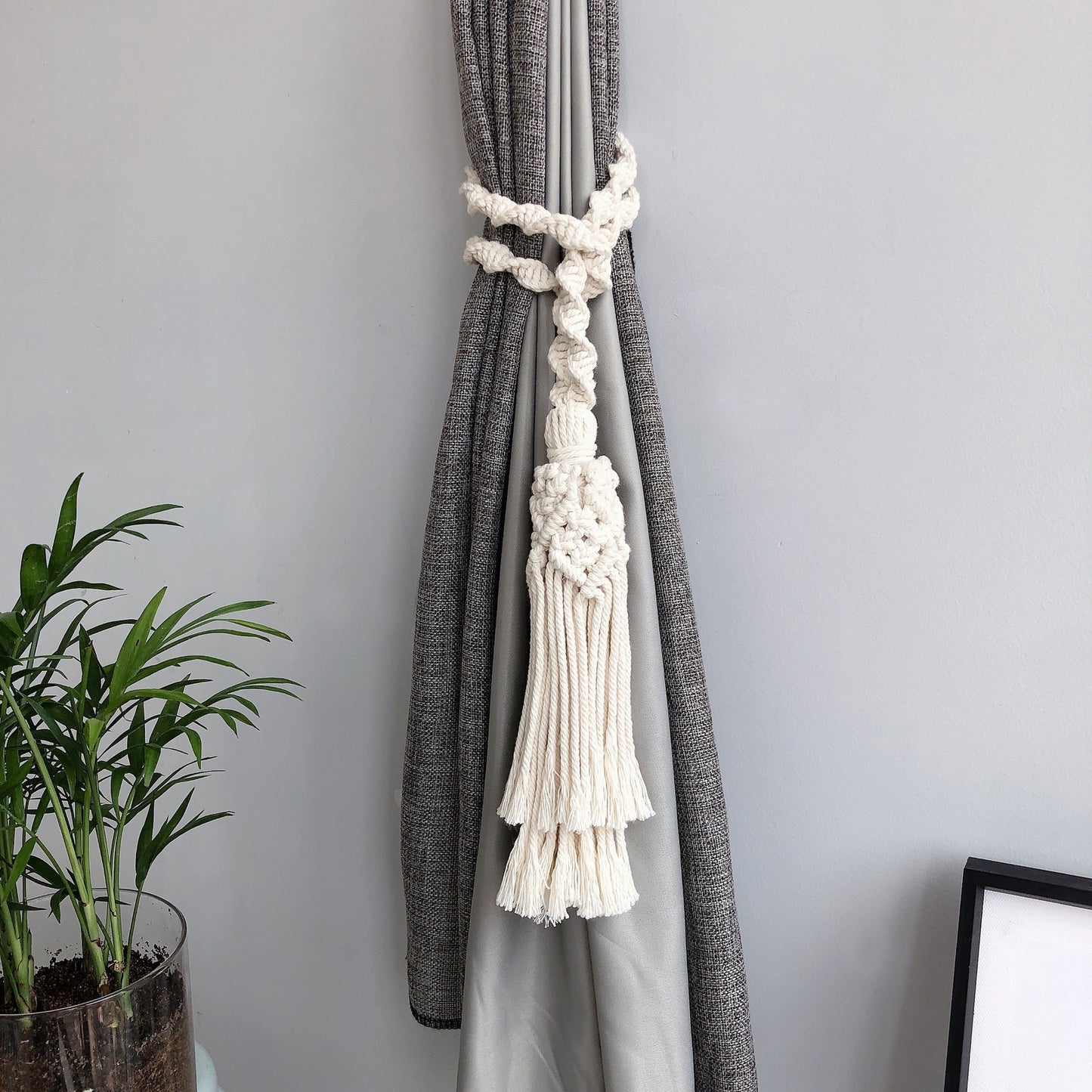Decorative Bohemian Curtain Rope Tied Bandage