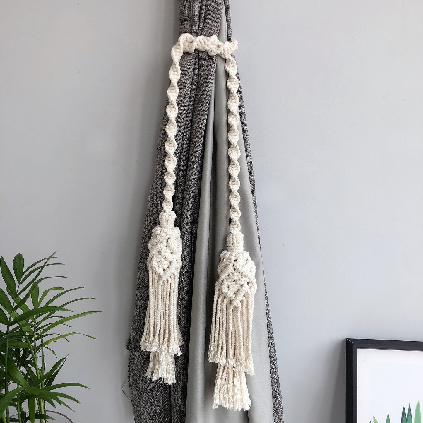 Decorative Bohemian Curtain Rope Tied Bandage