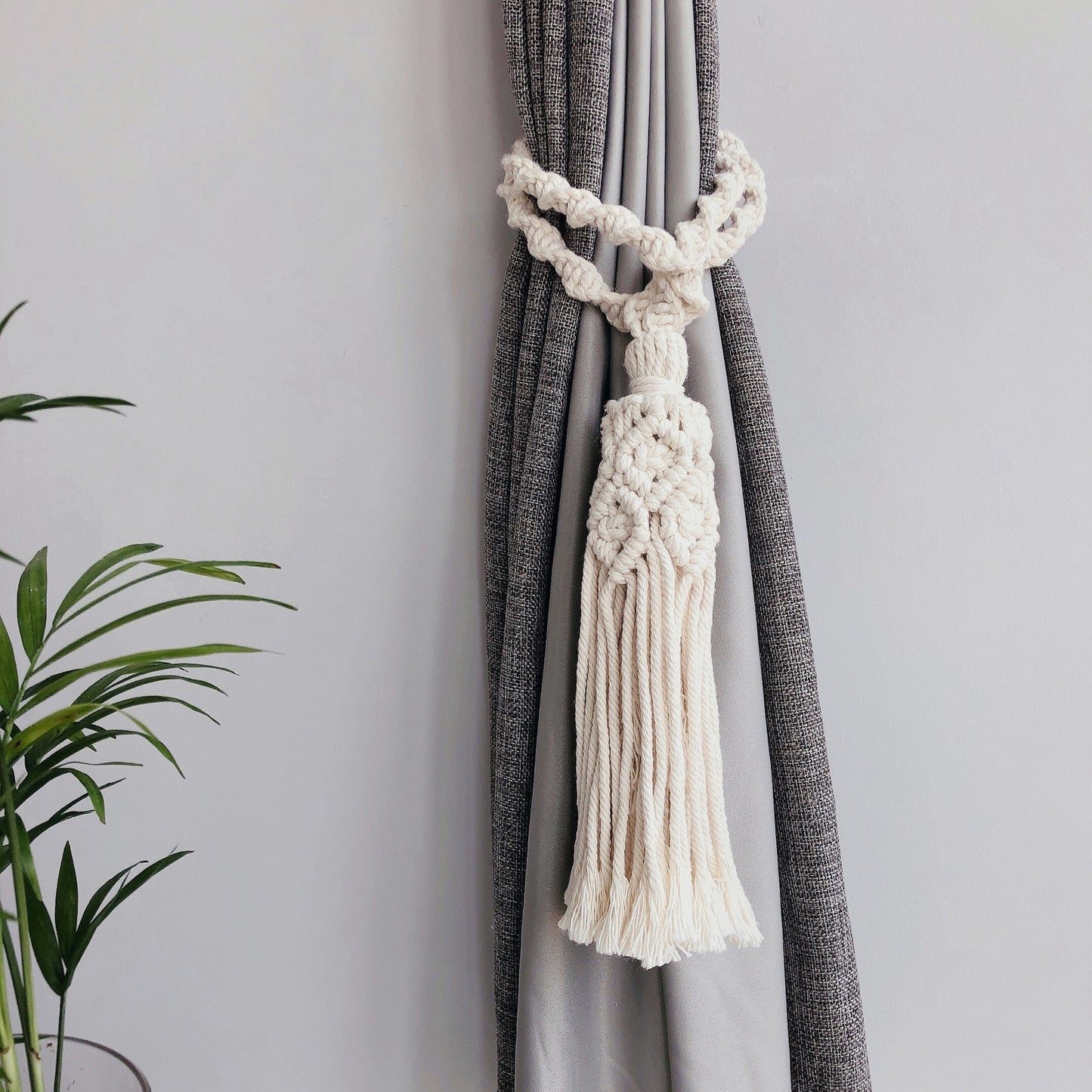 Decorative Bohemian Curtain Rope Tied Bandage