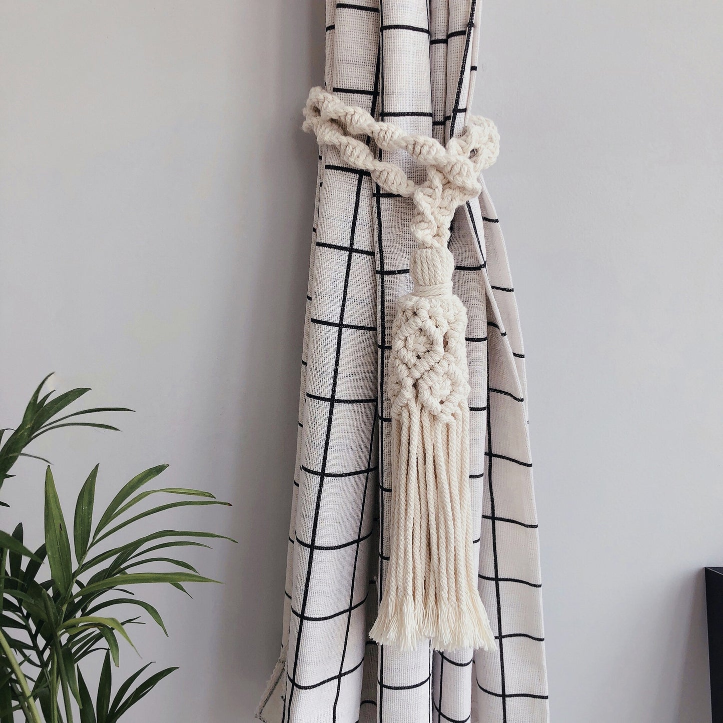 Decorative Bohemian Curtain Rope Tied Bandage