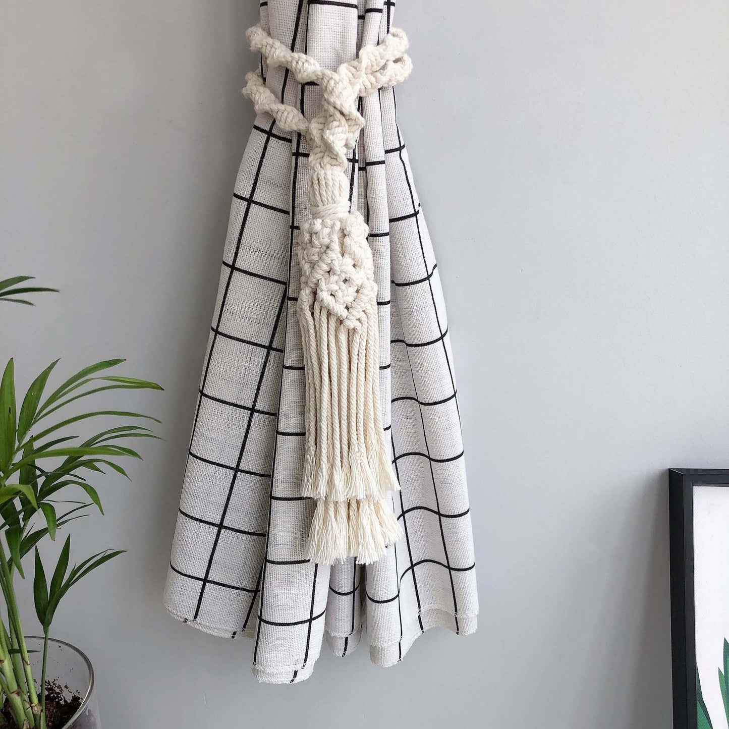Decorative Bohemian Curtain Rope Tied Bandage