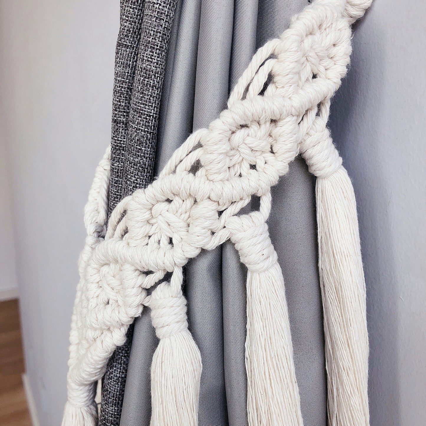 Decorative Bohemian Curtain Rope Tied Bandage