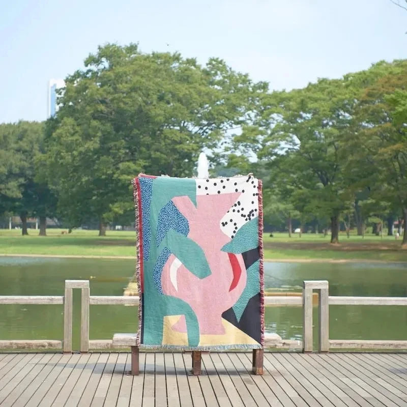 Bohemian Sofa Cover Bed Sofa Throw Blanket