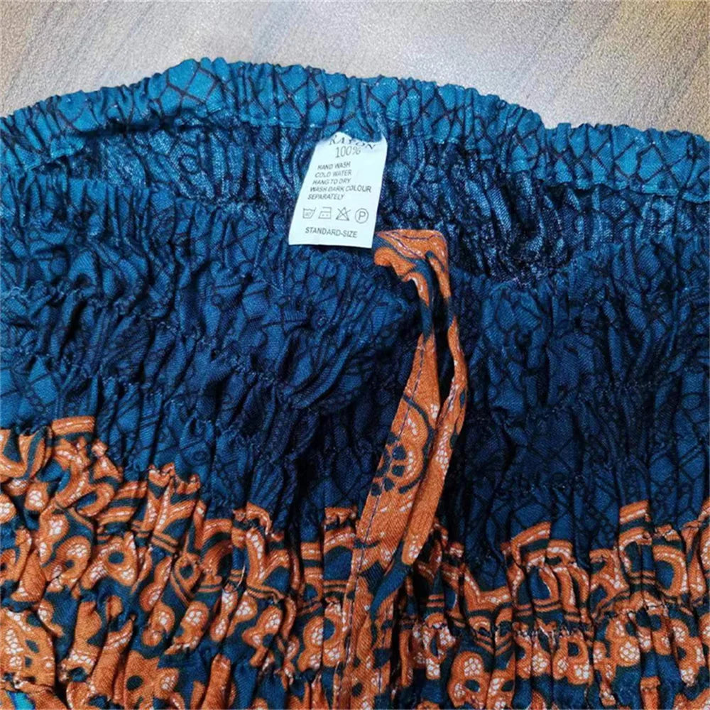 Bohemian Pants Women Hippie High Waist Harem Baggy Boho