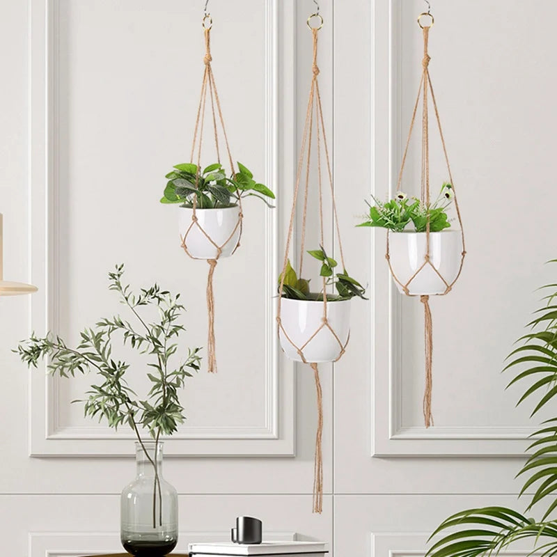 Hanging Plant Handmade Macrame Plant Hanger Wall Decor